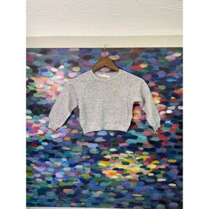 80s Kids Gray crewneck Sweatshirt  Kleinerts Size Large made in USA